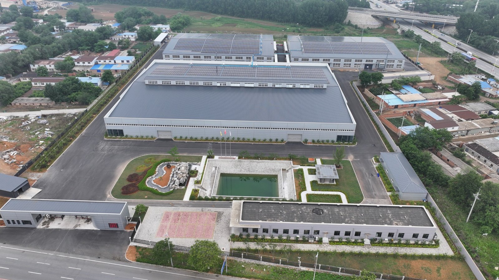 Vista aérea de la planta de Jinzhou